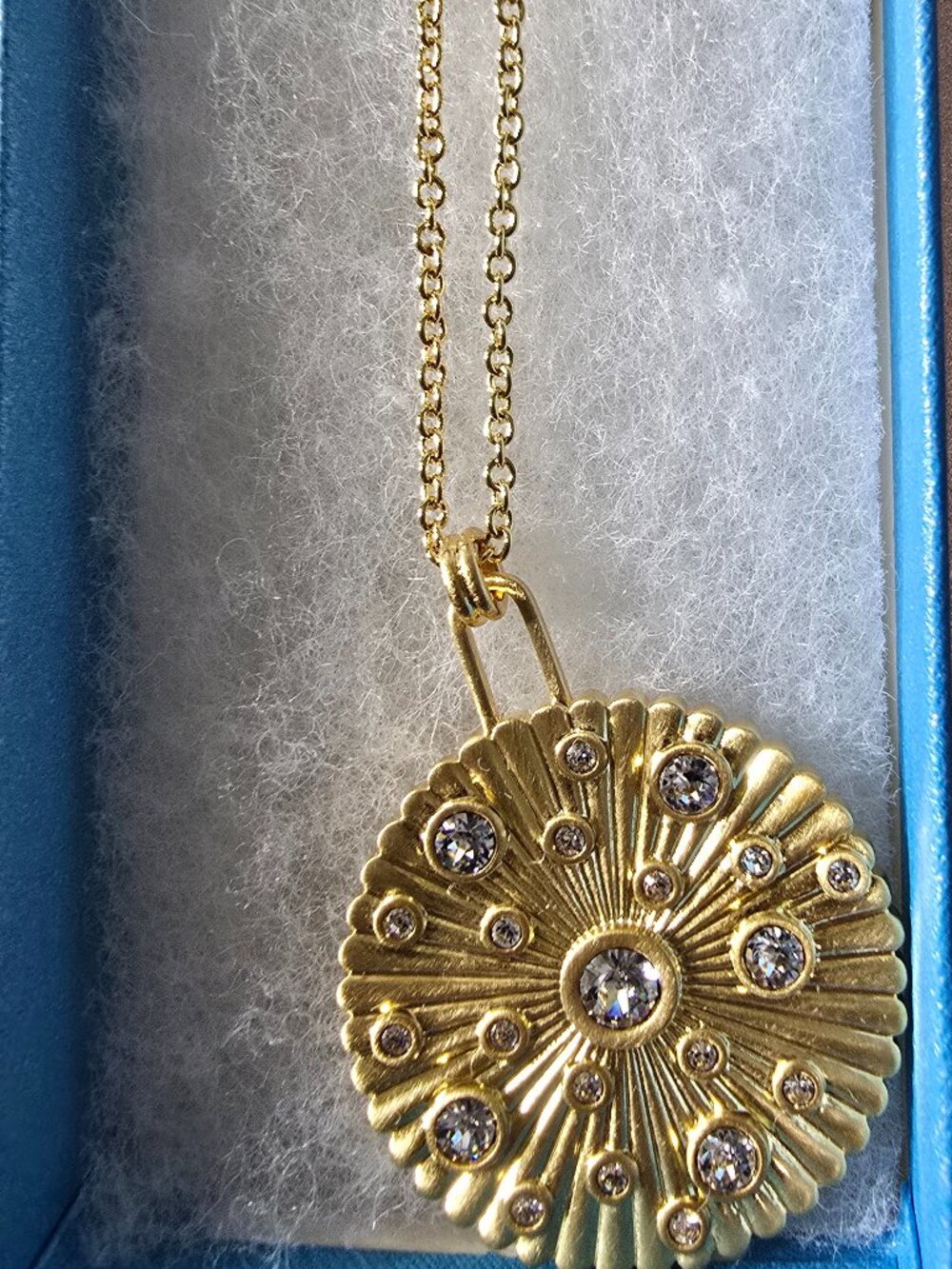 NWT Golden Coin Pendant